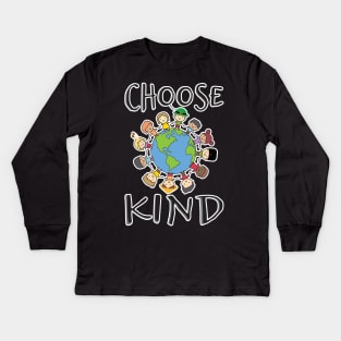 'Choose Kindness Be Kind Anti-Bullying' Kindness Kids Long Sleeve T-Shirt